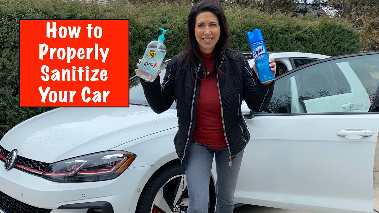 Sanitize and Disinfect your car