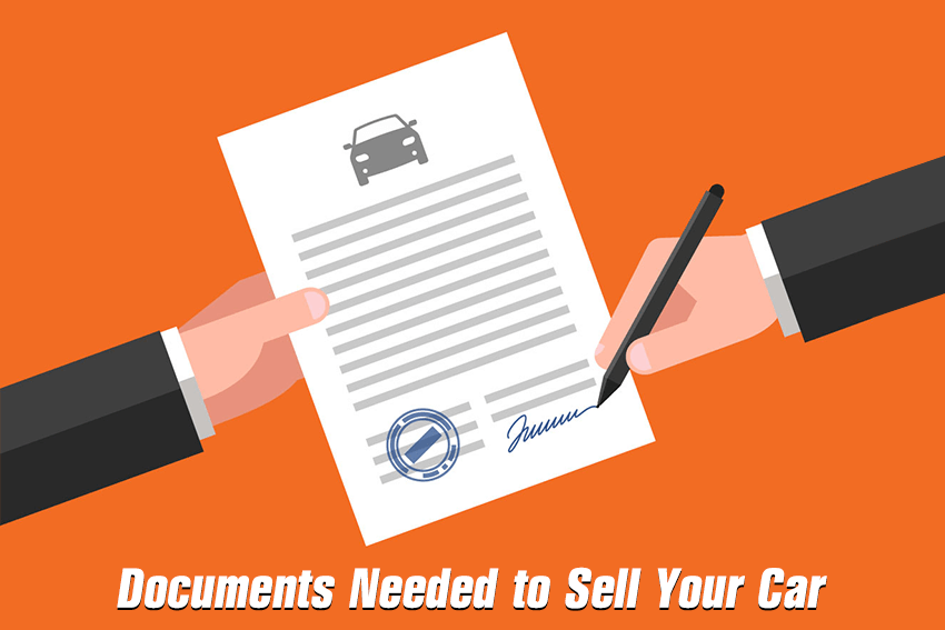 Documents you need to sell a car